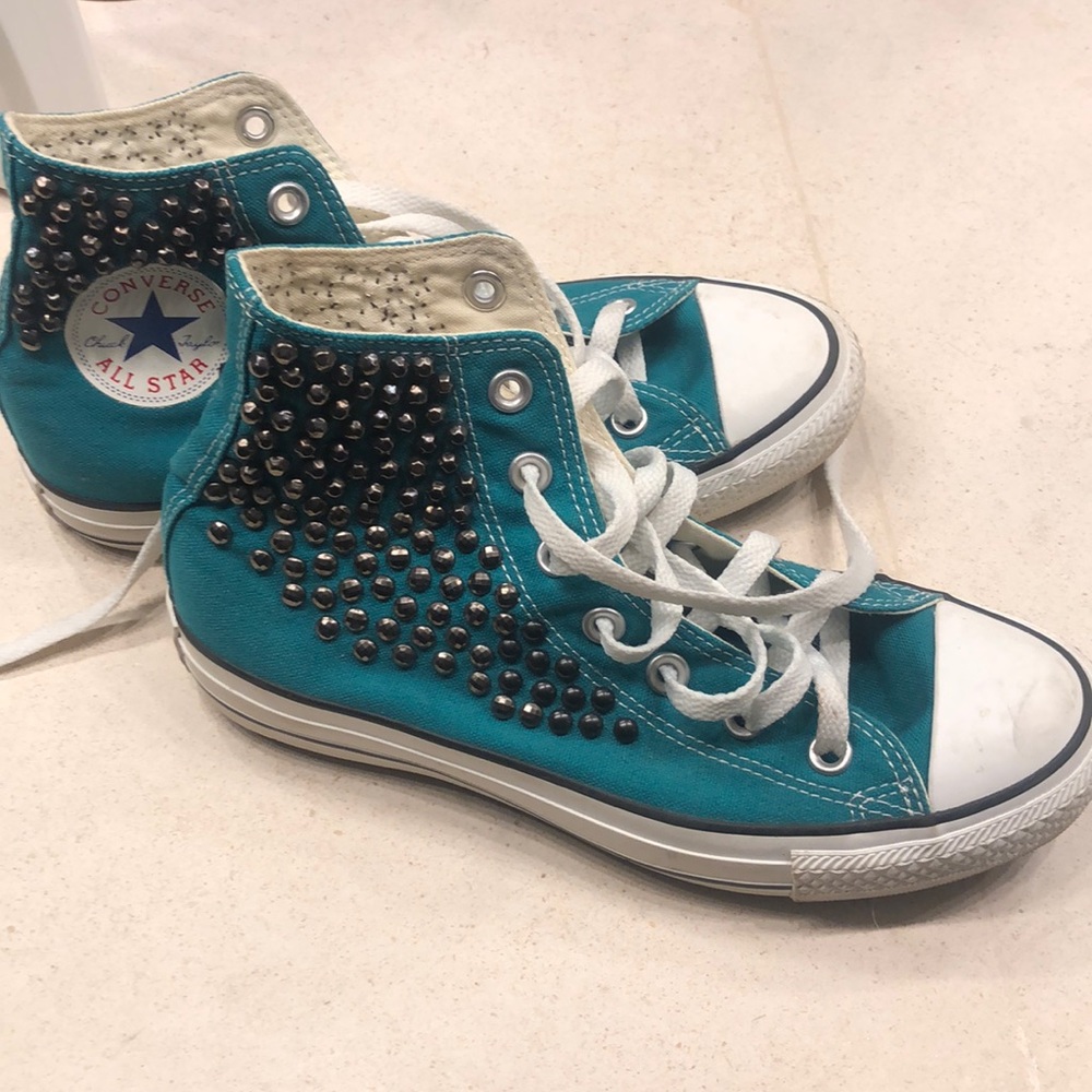 Special edition studded free people converse